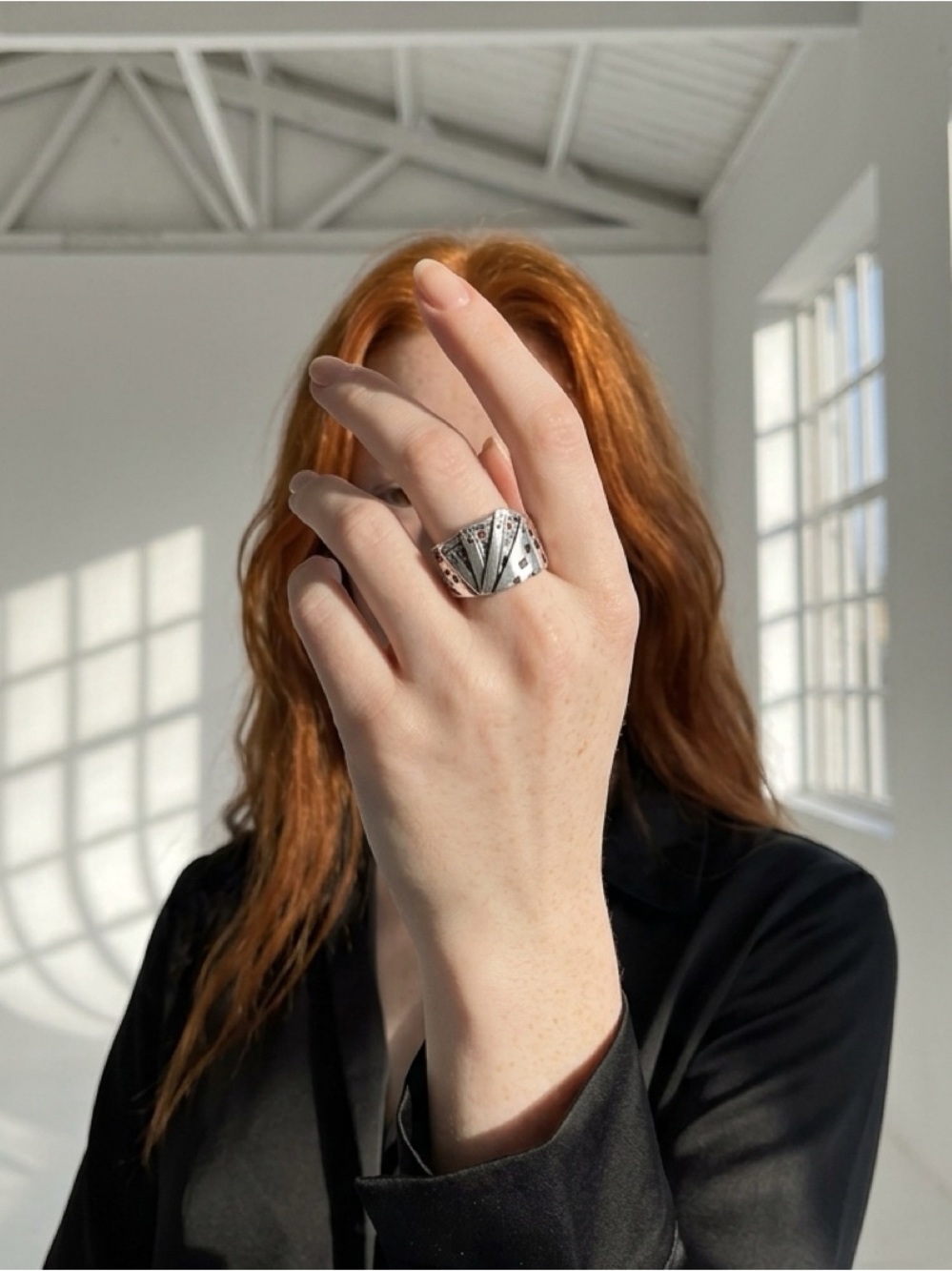 Sterling Silver 925 Statement Ring